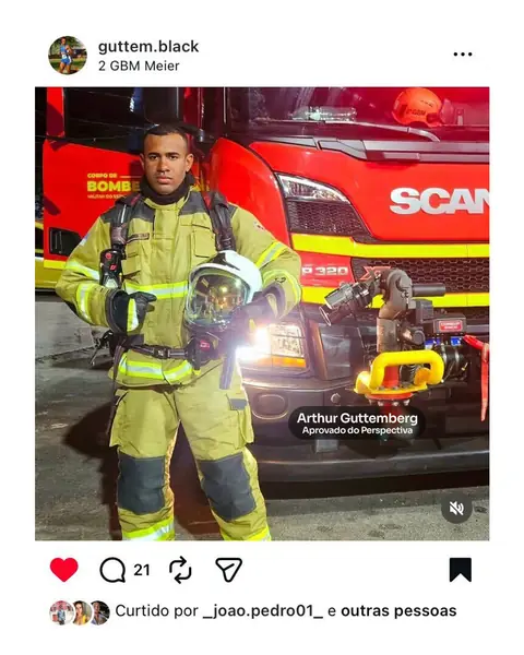 Aluno aprovado no CFO CBMERJ