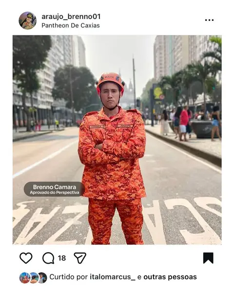 Aluno aprovado no CFO CBMERJ