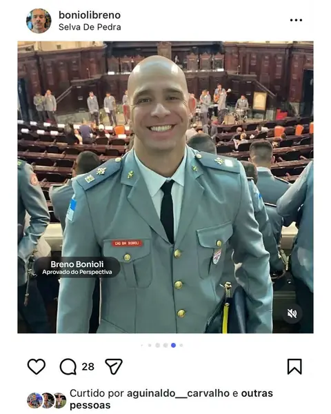 Aluno aprovado no CFO CBMERJ