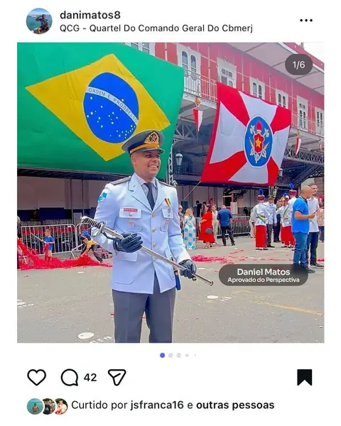 Aluno aprovado no CFO CBMERJ