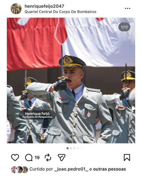 Aluno aprovado no CFO CBMERJ