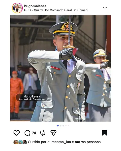 Aluno aprovado no CFO CBMERJ