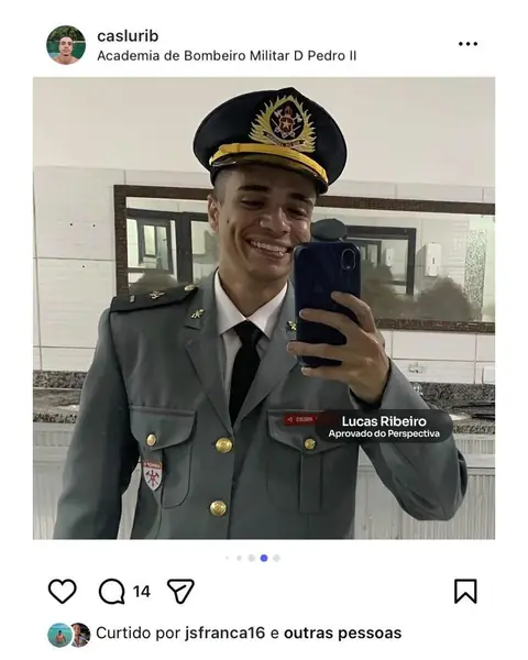 Aluno aprovado no CFO CBMERJ
