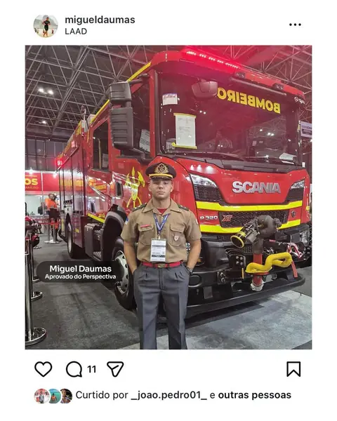 Aluno aprovado no CFO CBMERJ