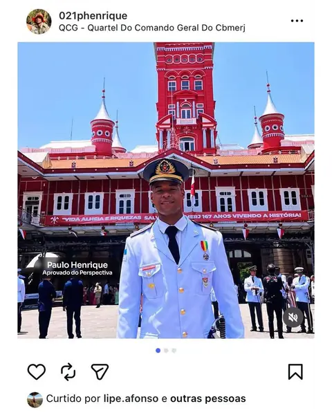 Aluno aprovado no CFO CBMERJ