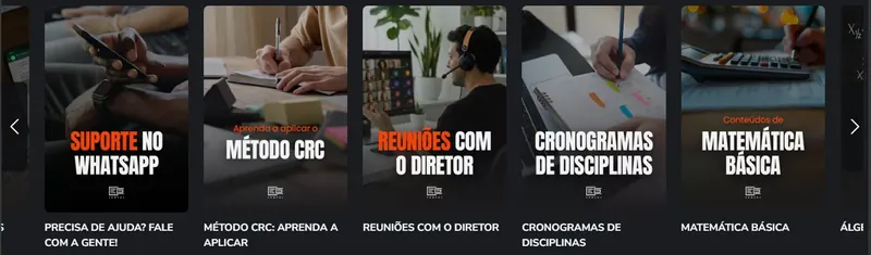 Região do Alfred e recursos de estudo da plataforma